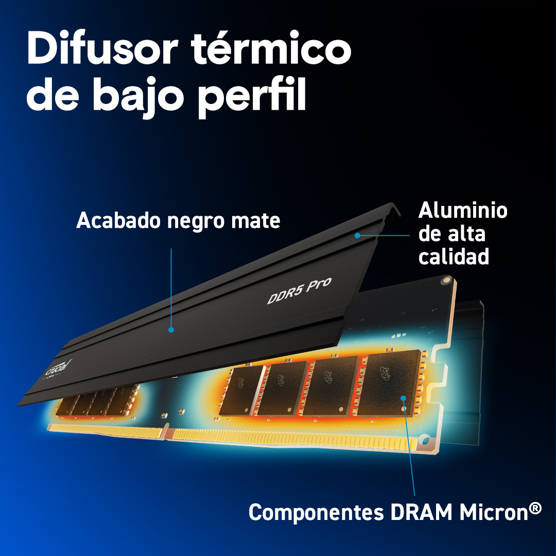 Crucial Pro 48GB Kit (24GBx2) DDR5-5600 UDIMM- view 4